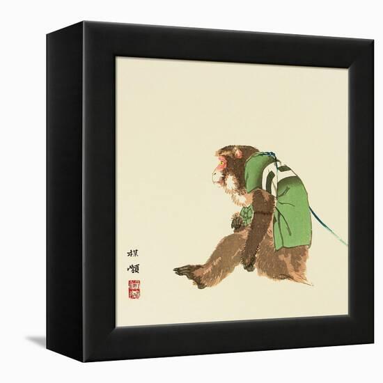 Monkey-Bairei Kono-Framed Premier Image Canvas