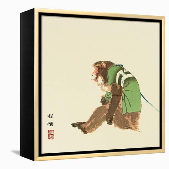 Monkey-Bairei Kono-Framed Premier Image Canvas