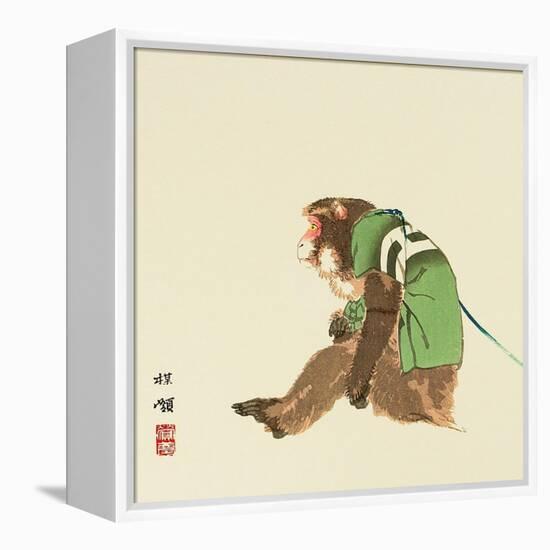 Monkey-Bairei Kono-Framed Premier Image Canvas