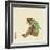 Monkey-Bairei Kono-Framed Giclee Print