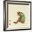 Monkey-Bairei Kono-Framed Giclee Print