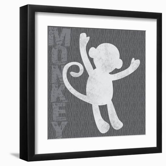 Monkey-Lauren Gibbons-Framed Art Print