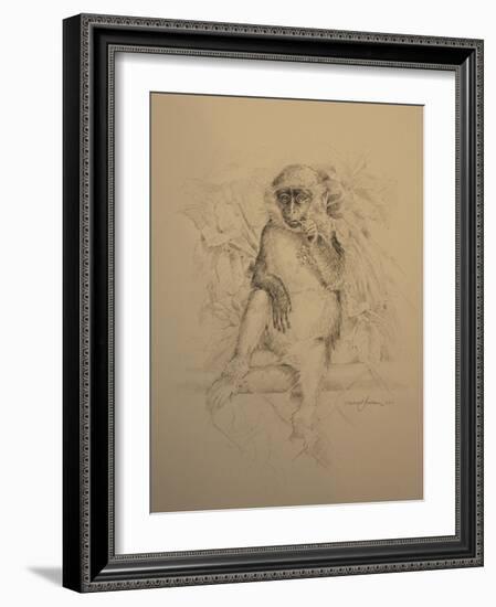 Monkey-Michael Jackson-Framed Giclee Print