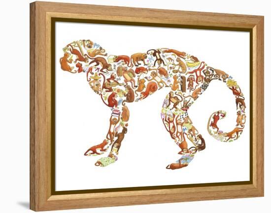 Monkey-Louise Tate-Framed Premier Image Canvas