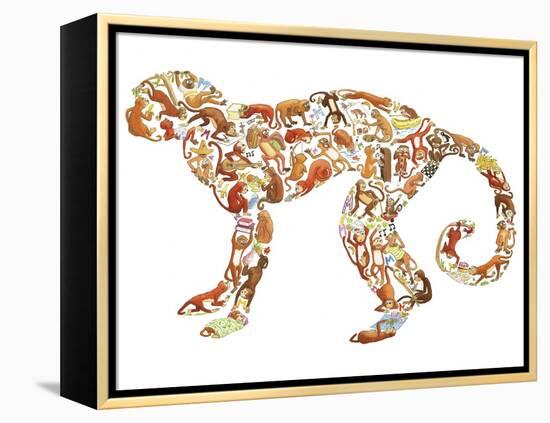 Monkey-Louise Tate-Framed Premier Image Canvas