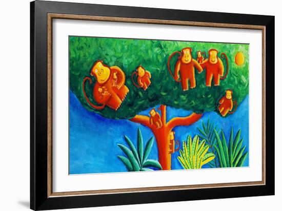 Monkeys in a Tree, 2002-Julie Nicholls-Framed Giclee Print