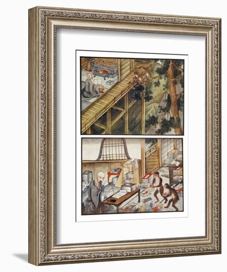 Monkeys Reincarnated-R. Gordon Smith-Framed Art Print