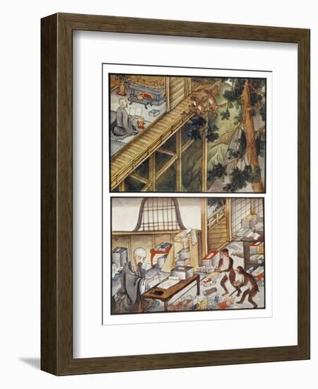 Monkeys Reincarnated-R. Gordon Smith-Framed Art Print