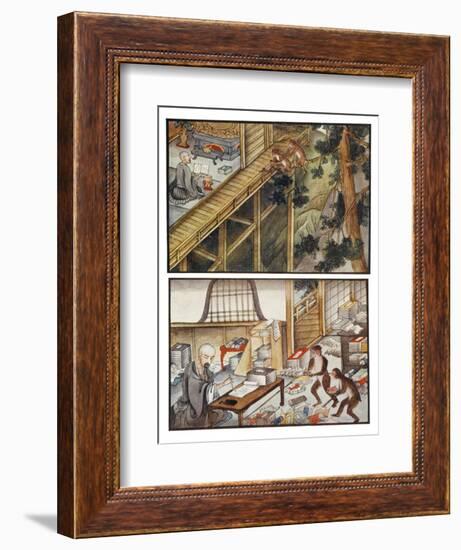 Monkeys Reincarnated-R. Gordon Smith-Framed Art Print