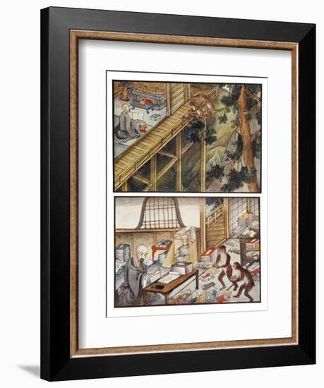 Monkeys Reincarnated-R. Gordon Smith-Framed Art Print