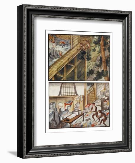 Monkeys Reincarnated-R. Gordon Smith-Framed Art Print