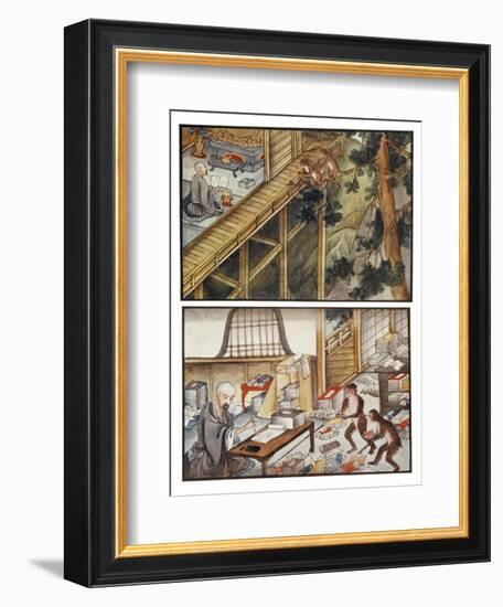 Monkeys Reincarnated-R. Gordon Smith-Framed Art Print