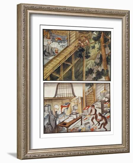 Monkeys Reincarnated-R. Gordon Smith-Framed Art Print