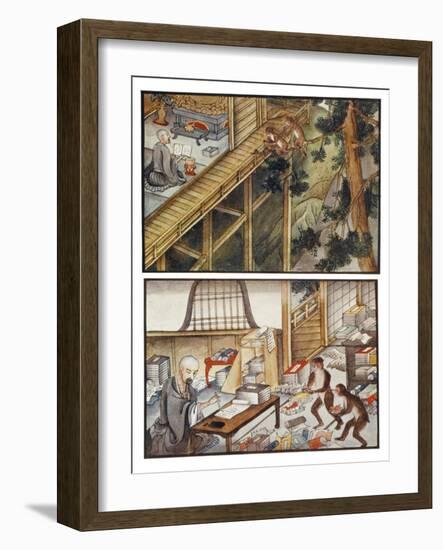 Monkeys Reincarnated-R. Gordon Smith-Framed Art Print