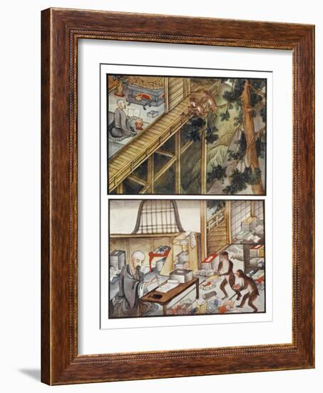 Monkeys Reincarnated-R. Gordon Smith-Framed Art Print