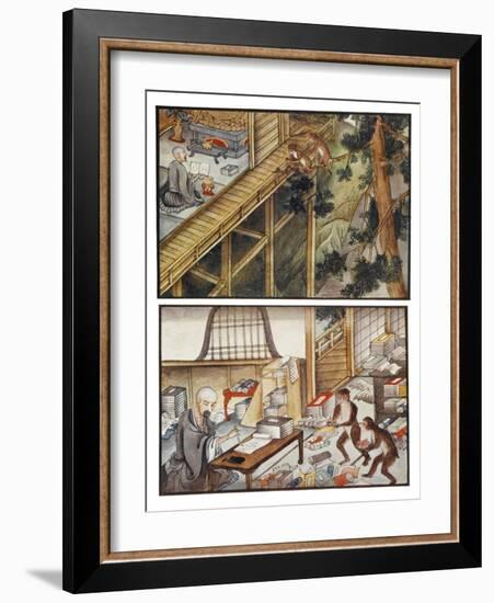 Monkeys Reincarnated-R. Gordon Smith-Framed Art Print