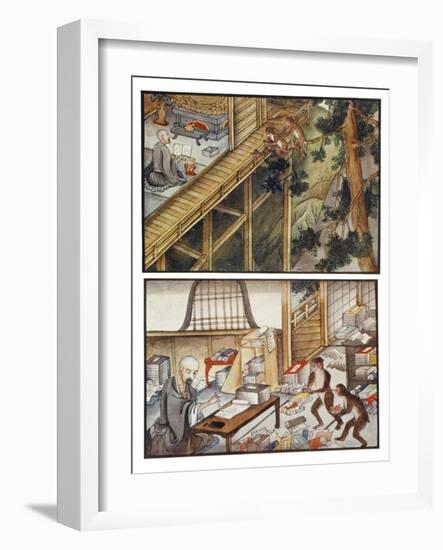 Monkeys Reincarnated-R. Gordon Smith-Framed Art Print