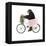 Monkeys Riding Bikes #1-J Hovenstine Studios-Framed Premier Image Canvas