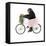 Monkeys Riding Bikes #1-J Hovenstine Studios-Framed Premier Image Canvas