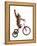 Monkeys Riding Bikes #2-J Hovenstine Studios-Framed Premier Image Canvas