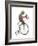 Monkeys Riding Bikes #3-J Hovenstine Studios-Framed Giclee Print