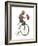 Monkeys Riding Bikes #3-J Hovenstine Studios-Framed Giclee Print