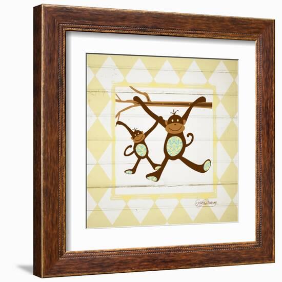 Monkeys-Sylvia Murray-Framed Art Print