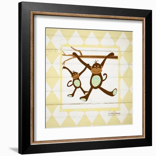 Monkeys-Sylvia Murray-Framed Art Print