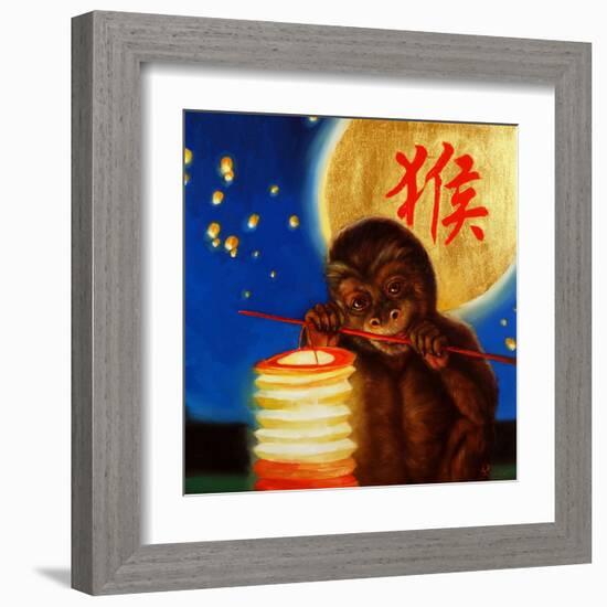 Monkeyshine-Lucia Heffernan-Framed Art Print