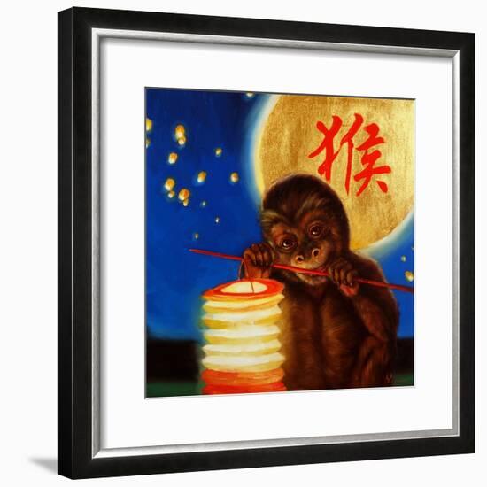 Monkeyshine-Lucia Heffernan-Framed Art Print