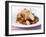 Monkfish Rolls Wrapped in Parma Ham with Roasted Vegetables-null-Framed Photographic Print