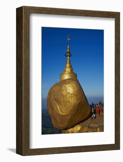 Monks and Pilgrims, Kyaiktiyo Golden Rock, Mon State, Myanmar (Burma), Asia-Tuul-Framed Photographic Print