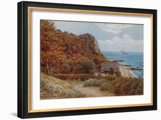 Monks Bay, Bonchurch, I of Wight-Alfred Robert Quinton-Framed Giclee Print