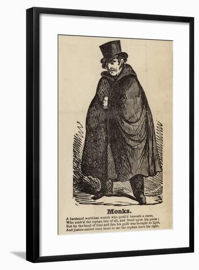 Monks from Oliver Twist-null-Framed Giclee Print