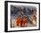 Monks Overlook Angkor Wat, Cambodia-Tom Haseltine-Framed Photographic Print