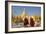 Monks walk around Shwedagon Pagoda, Yangon (Rangoon), Myanmar (Burma), Asia-Alex Treadway-Framed Photographic Print