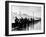 Monks Walking Along the River Arno-Alfred Eisenstaedt-Framed Photographic Print