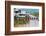 Monks Walking on the Bridge, Inle Lake, Shan State, Myanmar-Keren Su-Framed Photographic Print