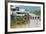 Monks Walking on the Bridge, Inle Lake, Shan State, Myanmar-Keren Su-Framed Photographic Print