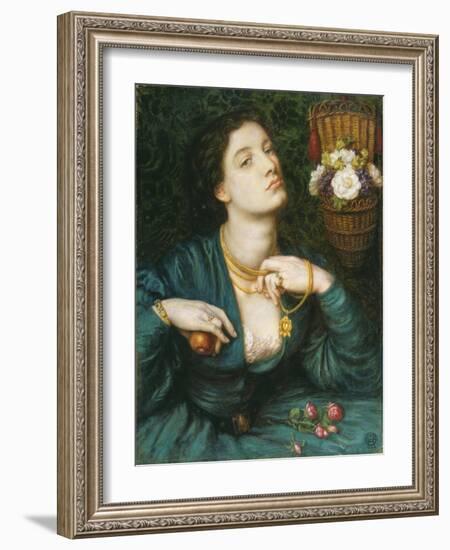 Monna Pomona-Dante Gabriel Rossetti-Framed Giclee Print