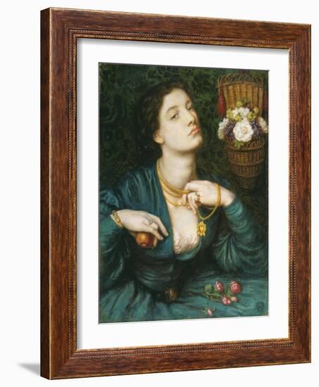 Monna Pomona-Dante Gabriel Rossetti-Framed Giclee Print