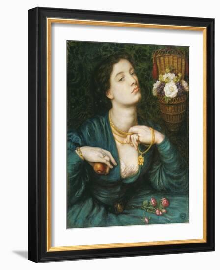 Monna Pomona-Dante Gabriel Rossetti-Framed Giclee Print