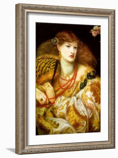 Monna Vanna-Dante Gabriel Rossetti-Framed Art Print