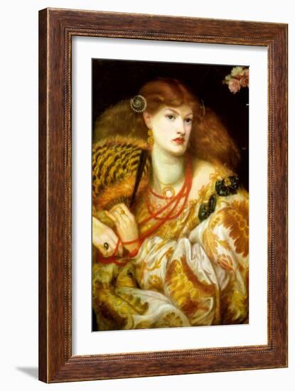 Monna Vanna-Dante Gabriel Rossetti-Framed Art Print