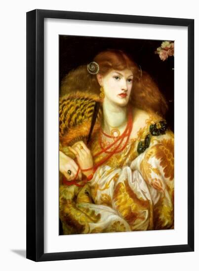 Monna Vanna-Dante Gabriel Rossetti-Framed Art Print