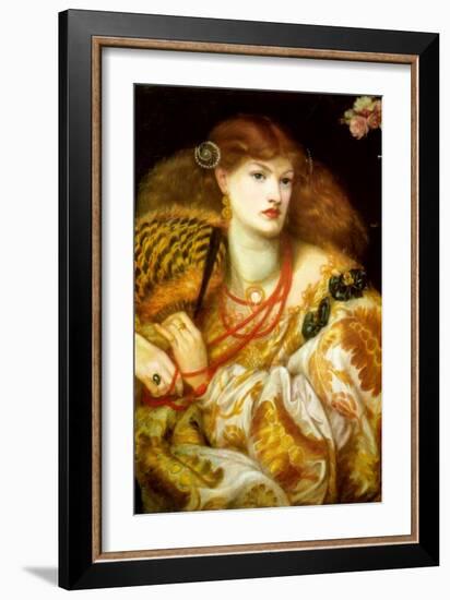 Monna Vanna-Dante Gabriel Rossetti-Framed Art Print