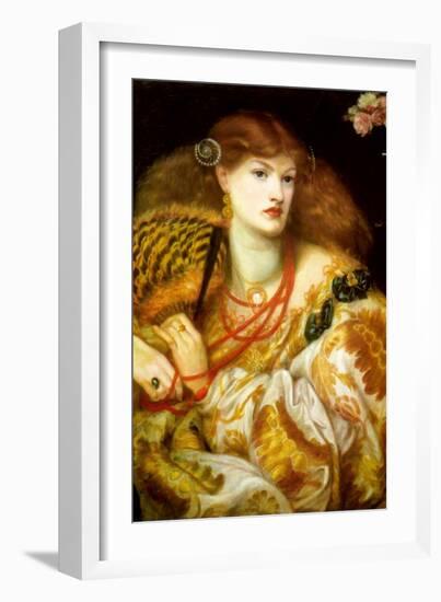 Monna Vanna-Dante Gabriel Rossetti-Framed Art Print