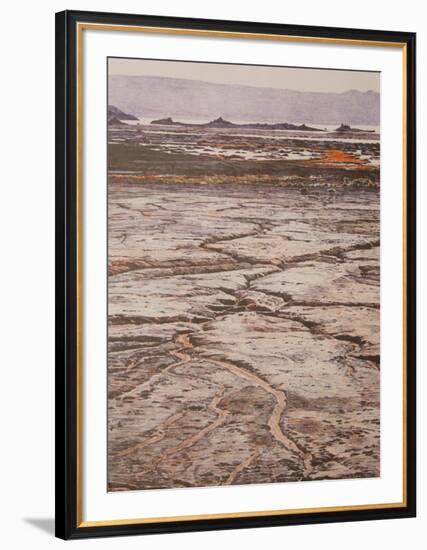 Mono Lake Mudflats-J^ Corsi-Framed Limited Edition