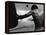 Monochromatic Image of a Boxer Working Out-null-Framed Premier Image Canvas