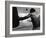 Monochromatic Image of a Boxer Working Out-null-Framed Photographic Print